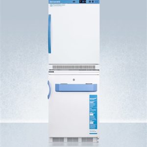 AccuCold ARS6PV-VT65MLSTACKMED2 9.2 cu ft All-Refrigerator/All-Freezer Combination (Temperature Range: Refrigerator: 2°C - 8°C, Freezer: -12°C - -25°C)