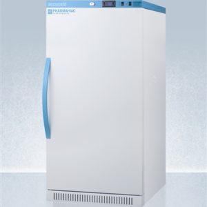 Accucold 8 cu ft Upright Vaccine Refrigerator w/ Solid Door (Temperature Range: 2°C to 8°C)