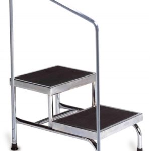 Techno-Aide Dual Platform Bariatric Step Stool with Handrail