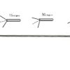 BR Surgical Hysteroscope Fiber Light Guide Semi Rigid Dual StopCocks Autoclavable (2.7mm x 302mm 0 Degrees)