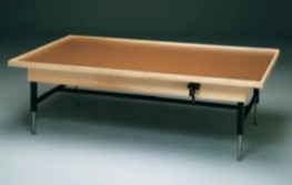 Bailey Manual Hi-Lo Raise Rim Table