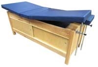 Bailey Cabinet Treatment Table with Adjustable Dual Legrest & Adjustable Backrest