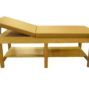 Adjustable Back Bariatric Treatment Table with Shelf - 1000 lbs Capacity