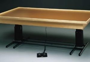 Bailey Professional Raised Rim Hi-Low Electric Mat Tables