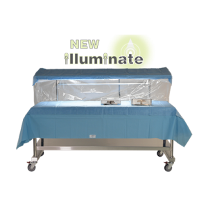 Pedigo Space Station Illuminated Two Tier Back Table