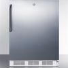 AccuCold CT66JLSSTBADA 24' ADA Wide Refrigerator-Freezer