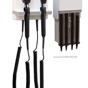 Direct-Mount Diagnostic Station with Ophthalmoscope, Otoscope, Specula Dispenser