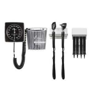Direct-Mount Diagnostic Station with Ophthalmoscope, Otoscope, Specula Dispenser, Aneroid