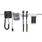 Fairfield Rail-Mounted Diagnostic Station with Ophthalmoscope, Otoscope, Specula Dispenser, Aneroid