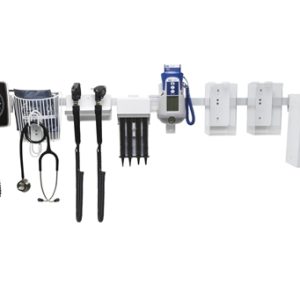 Rail-Mounted Diagnostic Station with Integrated Storage