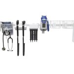 Rail-Mounted Diagnostic Station with Integrated Storage