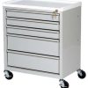 Harloff Treatment Cart, Economy, Five Drawers with Key Lock