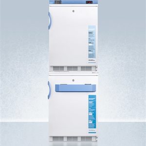 AccuCold FF7LW-VT65MLSTACKMED2 9 cu ft Refrigerator/Freezer Combination (Temperature Range: Refrigerator: 2°C to 8°C, Freezer: -20єC to -30єC)