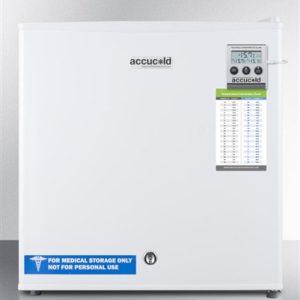 AccuCold FS24L7MED 1.4 cu ft Compact All-Freezer w/ NIST Calibrated Temperature Display