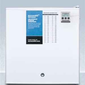 AccuCold 1.4 cu ft Medical Compact All-Freezer w/ NIST Calibrated High/Low Temperature Alarm