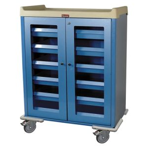 Harloff Storage Cart, Intra Ocular Lens, Six Drawers with Key Lock