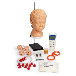 Nasco Life or Form Diagnostic and Procedural Ear Trainer with Pneumatic Otoscopy Kit