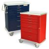 Harloff M-Series Modular Medical Cart, Four Drawers with Key Lock