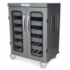 Harloff IntraOcular Lens Storage Cart with Tempered Glass Window and 2 Key Locking Doors