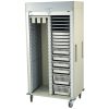 Harloff Double Column Vascular Medical Storage Cabinet, H+H Panels, Catheter Slide Shelf with Key Lock