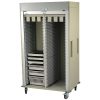 Harloff Double Column Catheter Procedure Cart, Tambour Door and Plastic Interior Side Panels with Key Lock