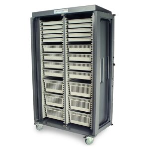 Harloff Double Column Medical Storage Cabinet, H+H Panels with Electronic Keypad Lock