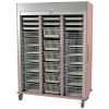 Harloff Triple Column Medical Storage Cabinet, Tambour Doors, Right Column with H+H Panels, Key Lock, Shell