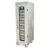 Harloff MSPM81-00GEK, Single Column Medical Storage Cabinet, Tempered Glass Doors, Keypad Electronic Lock with Key Lock