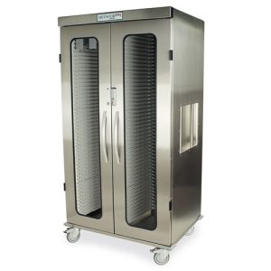 Harloff MSSM82-00SE, Double Column Medical Storage Cabinet, Stainless Steel, Basic Electronic Pushbutton Lock with Key Lock
