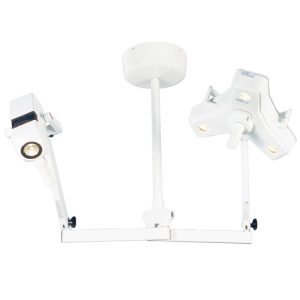 Burton Outpatient II and CoolSpot II Ceiling & Fastrac, Dual Head and Single Trolley, 230V