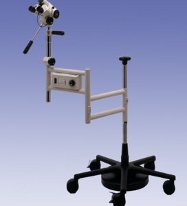 Leisegang OptiK 1 Colposcope w/ Roll Stand with Swing Arm