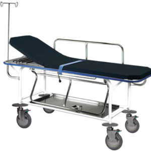 Pedigo P-172-C Transport Stretcher Complete, Fixed Height, with 4 Combination Swivel Lock & Brake Casters
