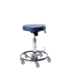 Pedigo P-6001 Stool, Surgeon's, Hydraulic, Foot Operated, with 16' Round Seat, Without Backrest