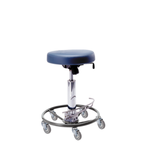 Pedigo P-6001 Stool, Surgeon's, Hydraulic, Foot Operated, with 16' Round Seat, Without Backrest