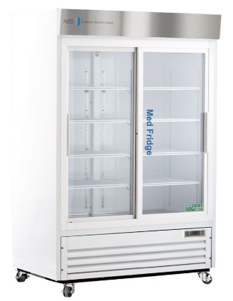 47 Cu Ft ABS Standard Pharmacy/Vaccine Glass Door Refrigerator - Hydrocarbon (Pharmacy Grade) (Temperature Range: 2°C to 8°C) 1 47 Cu Ft ABS Standard Pharmacy/Vaccine Glass Door Refrigerator - Hydrocarbon (Pharmacy Grade) (Temperature Range: 2°C to 8°C)