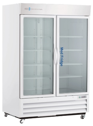 49 Cu Ft ABS Standard Pharmacy/Vaccine Glass Door Refrigerator - Hydrocarbon (Pharmacy Grade) (Temperature Range: 2°C to 8°C) 1 49 Cu Ft ABS Standard Pharmacy/Vaccine Glass Door Refrigerator - Hydrocarbon (Pharmacy Grade) (Temperature Range: 2°C to 8°C)