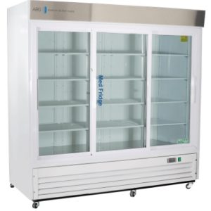 69 Cu Ft ABS Standard Pharmacy/Vaccine Glass Door Refrigerator (Pharmacy Grade (Temperature Range: 2°C to 8°C)