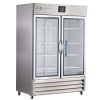 49 cu ft Glass Door Stainless Steel Pharmacy Freezer - Hydrocarbon (Pharmacy Grade) (Temperature Range: 2°C to 8°C)