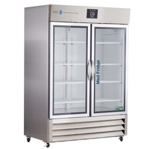 49 cu ft Glass Door Stainless Steel Pharmacy Freezer - Hydrocarbon (Pharmacy Grade) (Temperature Range: 2°C to 8°C)