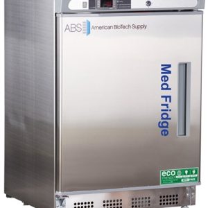 4.5 Cu Ft ABS Premier Built-In Stainless Steel Undercounter Refrigerator Left Handed - Hydrocarbon (Pharmacy Grade) (Temperature Range: 2°C to 8°C)