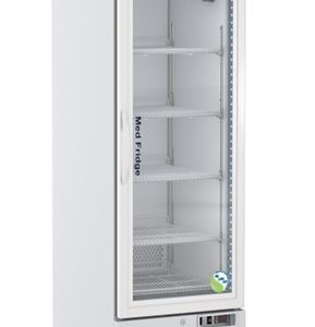 23 cu ft ABS Standard Pharmacy/Vaccine Glass Door Upright Refrigerator - NSF/ANSI 456 Certified (Temperature Range: 1°C - 10°C)