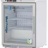4.6 cu ft ABS Built-In Pharmacy/Vaccine Glass Door Refrigerator, Left-Handed, ADA Compliant - NSF/ANSI 456 Certified (Temperature Range: 1°C - 10°C)