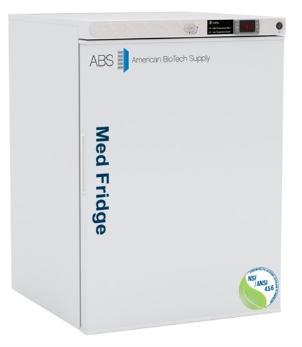 5.2 cu ft ABS Freestanding Pharmacy/Vaccine Refrigerator - NSF/ANSI 456 Certified (Temperature Range: 1°C - 10°C) 1 5.2 cu ft ABS Freestanding Pharmacy/Vaccine Refrigerator - NSF/ANSI 456 Certified (Temperature Range: 1°C - 10°C)