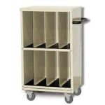 Techno-Aide Tall Veterinary Cassette Cart