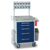 Detecto Loaded Rescue Cart - Blue (5-Drawers)