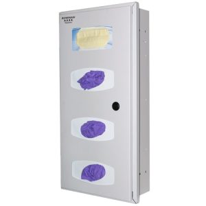Bowman Semi-Recessed Face Mask & Glove Box Dispenser