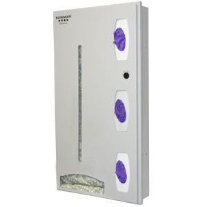 Bowman Semi-Recessed PPE Dispensing System - Space Saver