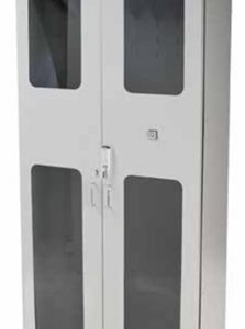 Harloff SureDry 16 Scope Drying Cabinet, Tempered Glass Doors with Basic Electronic Pushbutton Lock and Key Lock