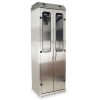 Harloff SureDry 5 Scopes Drying Storage Cabinet, Stainless Steel, Tempered Glass and Double Doors with Key Lock