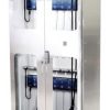 Harloff SureDry Scopes Drying Storage Cabinet with Dri-Scope Aid, Stainless Steel, Tempered Glass Doors with Basic Electronic Pushbutton Lock
